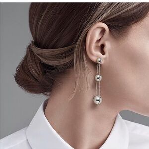 Elegant Silver Drop Earrings